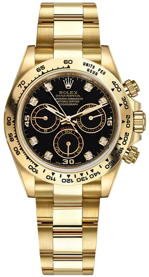 rolex cosmograph daytona 40 black dial gold men's watch 116508|Rolex Daytona 116508 .